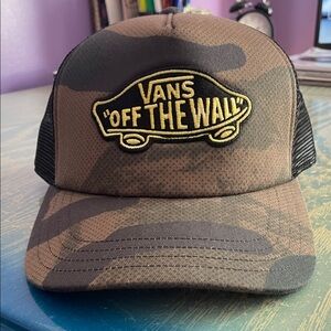 Vans Classic Patch Trucker hat in a camouflage colorway